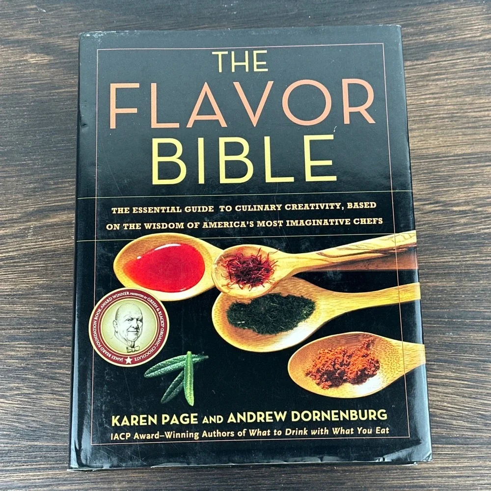 The Flavor Bible Karen Page Andrew Dornenburg Hardcover Culinary Guide Book